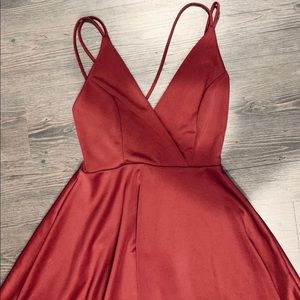 Red dress
